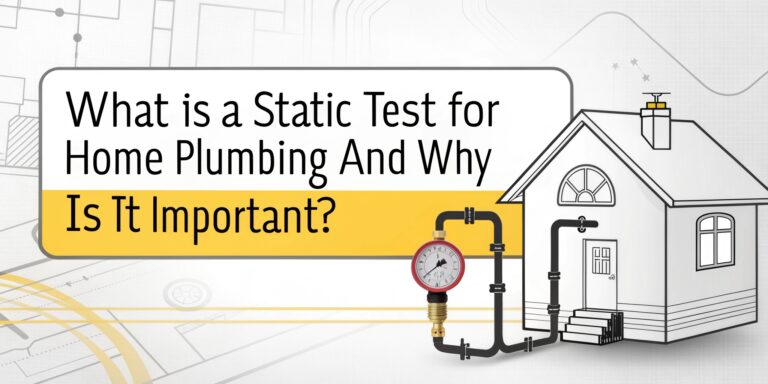 What Is a Static Test for Home Plumbing and Why Is It Important?